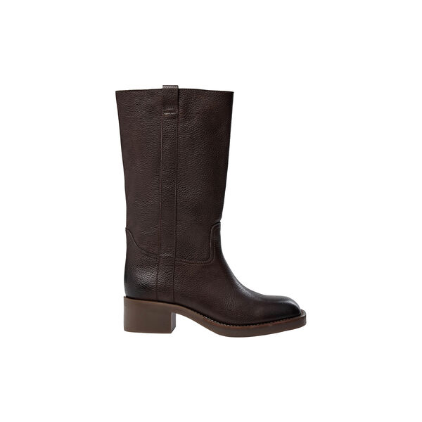 JOLENESW LEATHER BOOT, dark brown, Sofie Schnoor