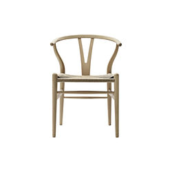 CH24 Y-stolen spisebordsstol, sæbebehandlet eg/natur, Carl Hansen & Søn