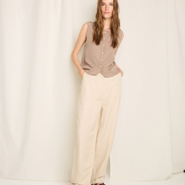 IRTESS Trousers, oyster gray, Atelier R&ecirc;ve