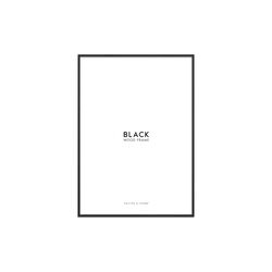 Wood Frame, black, Poster & Frame