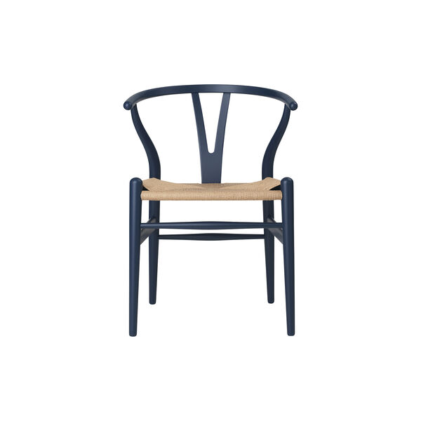 CH24 Y-stolen spisebordsstol, soft blue, Carl Hansen & S&oslash;n