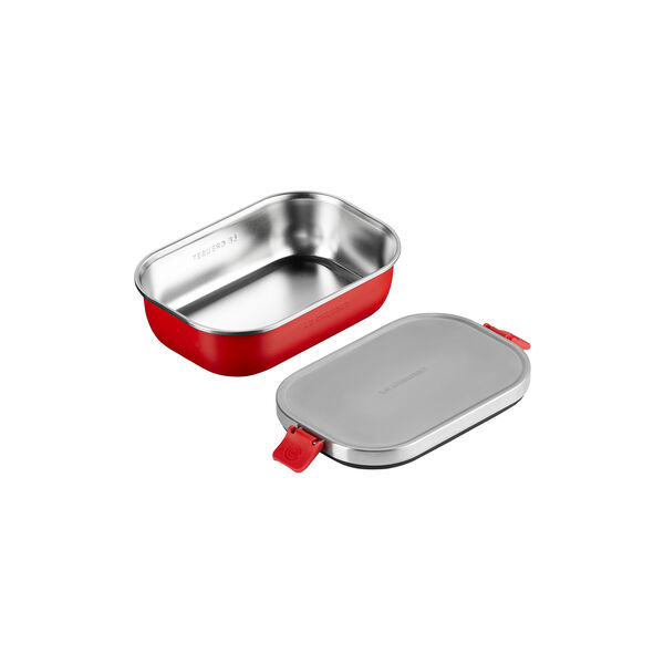 Madkasse, cerise, Le Creuset