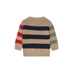 Hcpilou Knit Stripes Pullover, biscuit, Hust & Claire
