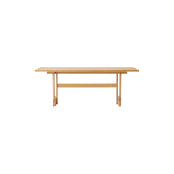 Puffin Dining Table | Rectangular | Solid Oak | Spisebord, Audo Copenhagen