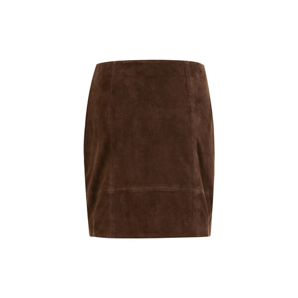 Suede skirt, warm brown, Coster Copenhagen
