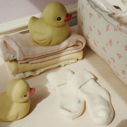 Vicino 2-pack Terry Socks, cameo rose, Konges Sl&oslash;jd
