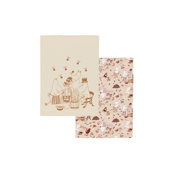 Mumi Viskestykke s&aelig;t 50x70 Housekeeping, Moomin Arabia