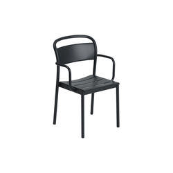 Linear Steel Armchair, anthracite black, Muuto