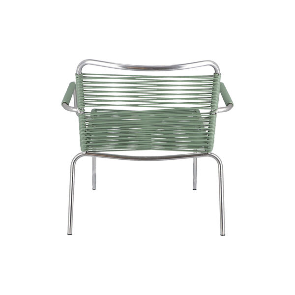 Mya Outdoor Lounge Chair with Armrests, sage green, FIAM