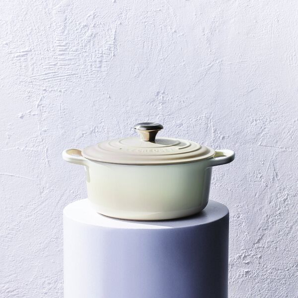 Signature rund st&oslash;bejernsgryde &Oslash; 20 cm, meringue, Le Creuset