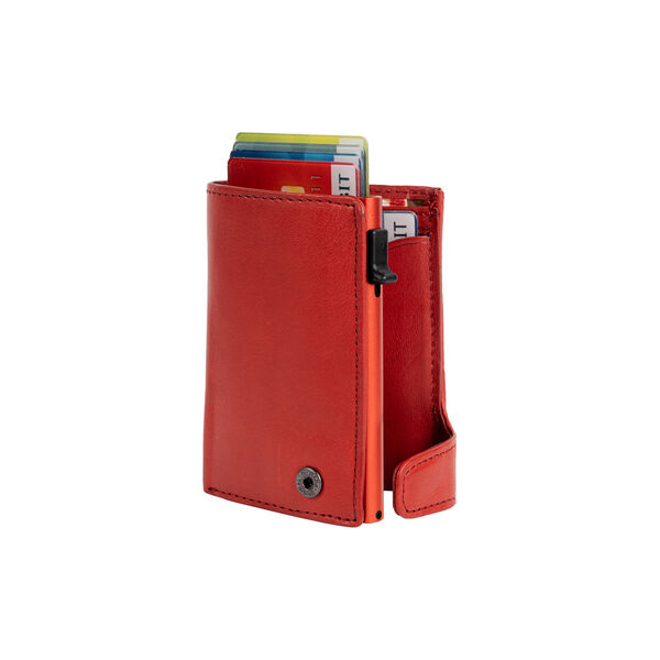 Cardholder, red, Tony Perotti