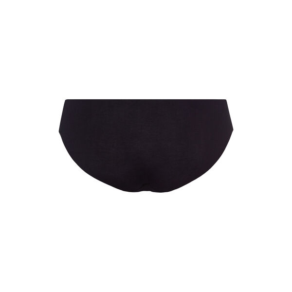 Invisible Cotton Midi Briefs, black, HANRO