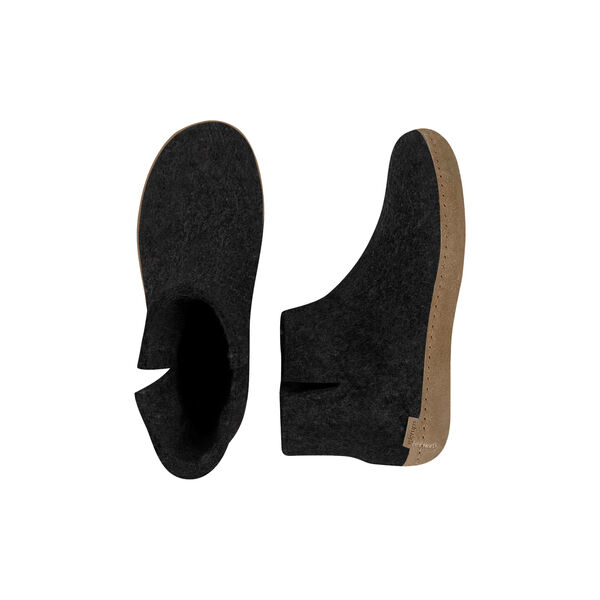 Filtankelstøvle, koksgrå, Glerups