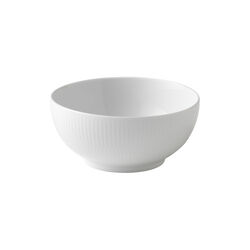 Hvid Riflet sk&aring;l 73 cl, Royal Copenhagen