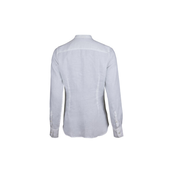 Hillary Blouse Front frill, white, Stenstr&ouml;ms