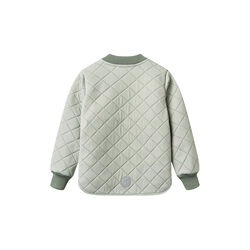 Thermo Jacket Loui, green stripe, Wheat