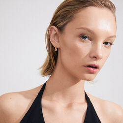 TRUST &Oslash;reringe Small, gold plated, Pilgrim