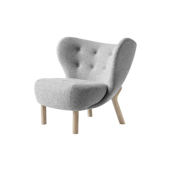 Little Petra VB1 loungestol & fodskammel ATD1, Hallingdal 0130/olieret eg, &Tradition