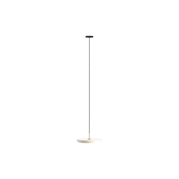 Asteria Plus Pendant, pearl white/brass, UMAGE