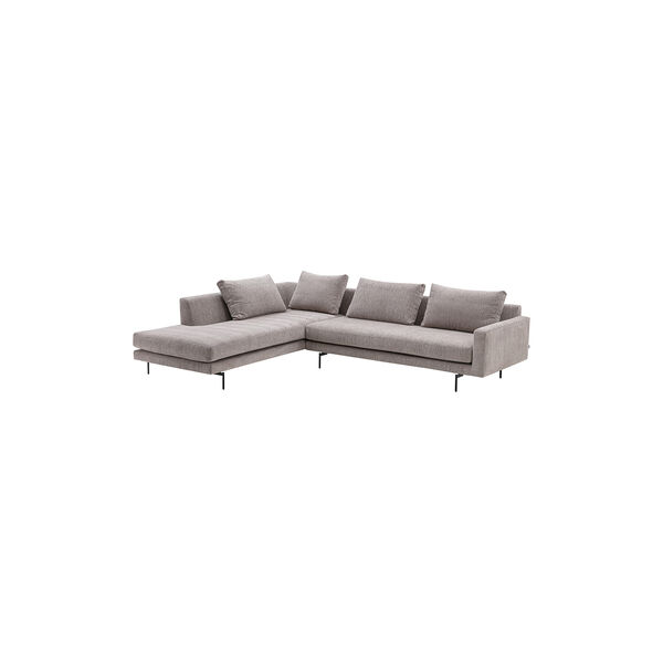 Edge V2 sofa med venstrevendt chaiselong, soft 03, Wendelbo