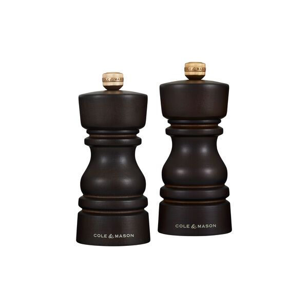 London Salt and pepper set, mørk brun, Cole & Mason