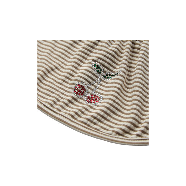 SisiKB Swim Hat, warm stone stripe, Sofie Schnoor