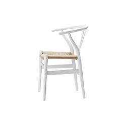 CH24 Y-stolen spisebordsstol, soft white, Carl Hansen & S&oslash;n
