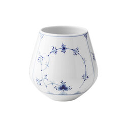 Musselmalet Riflet vase 15 cm, Royal Copenhagen
