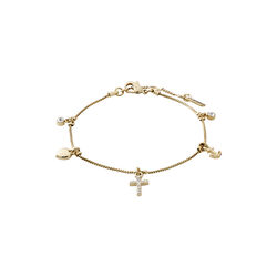 ANET Crystal Armbånd, gold plated ANET Crystal Armbånd, gold plated, Pilgrim