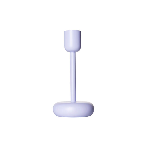 Nappula lysestage, lys lilla, Iittala