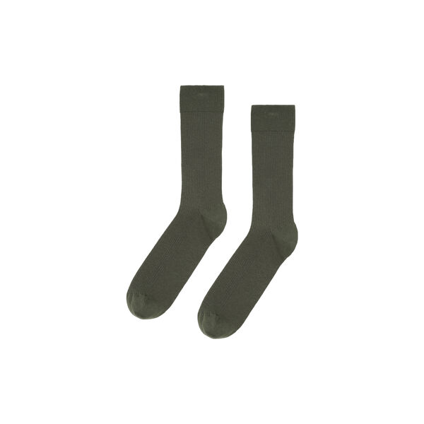 Classic Organic Sock, dusty olive, Colorful Standard