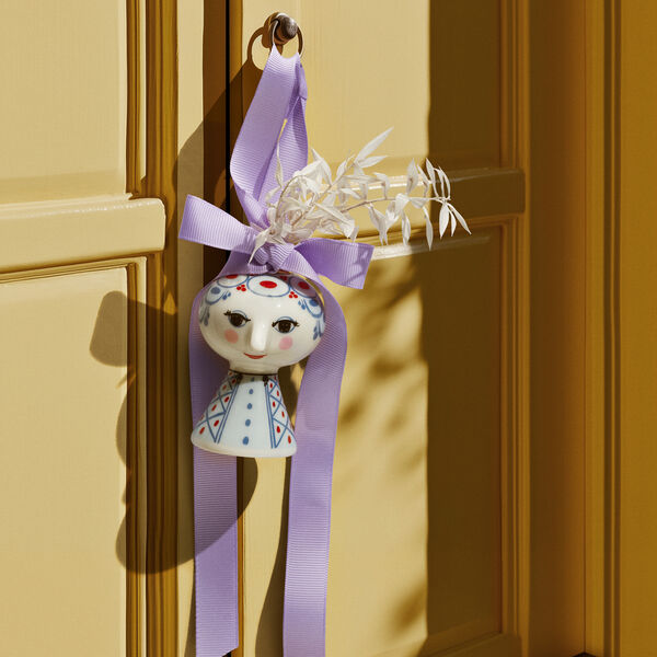 Eva Juleophæng 2025, blå, Bjørn Wiinblad