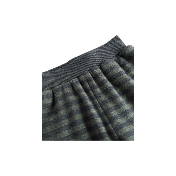 Paki B Sweatpants, forest stripe mel., MarMar Copenhagen