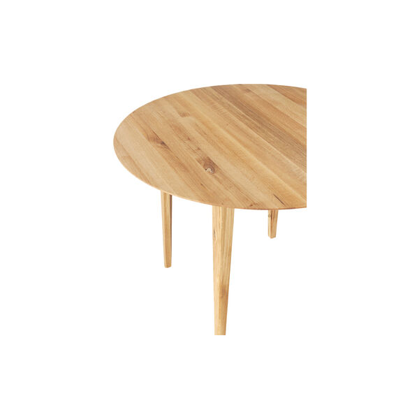 Archie Round Oak Dining Table, oak, Westwing Collection