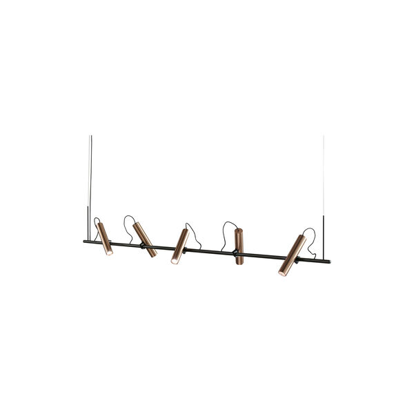 SPIRIT S2000 pendel, black/rose gold, LIGHT-POINT