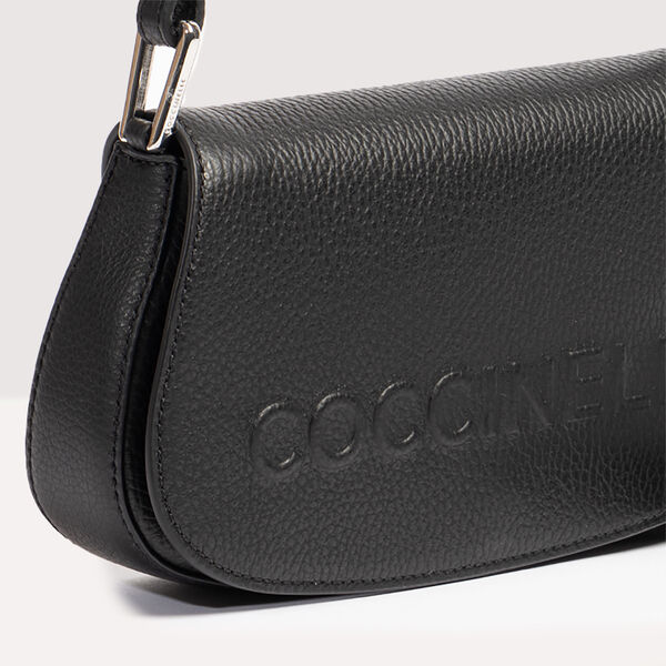 Myrtha Maxi Log Mini Bag, noir, Coccinelle