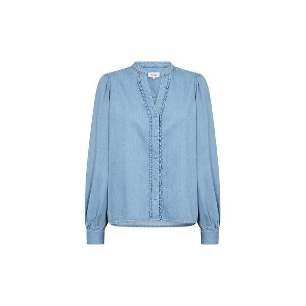 LR-PIETTA 2 Skjorte, mid blue denim, Levet&eacute; Room