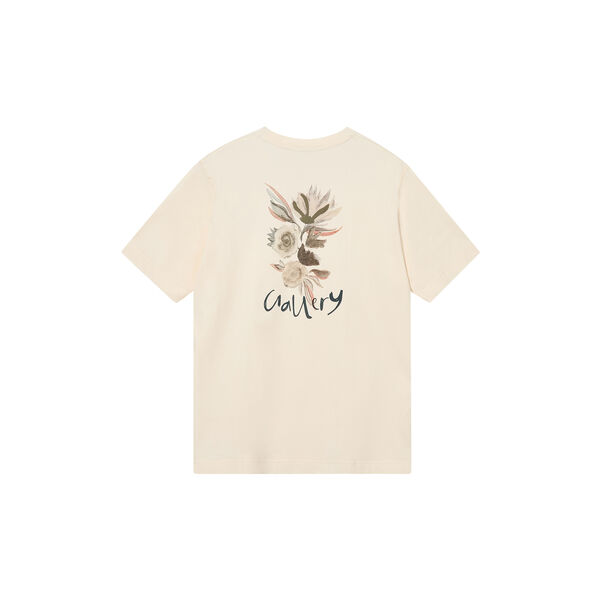 MMGMotion Flower Tee, ecru, MOS MOSH Gallery