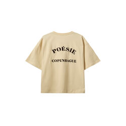 VERASW BOXY T-SHIRT, creme yellow, Sofie Schnoor