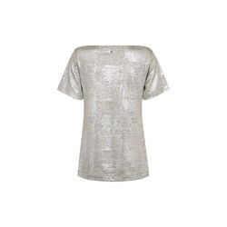 MMNiva O-SS Metallic Tee, silver, MOS MOSH