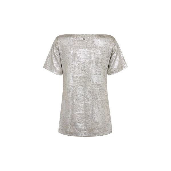 MMNiva O-SS Metallic Tee, silver, MOS MOSH