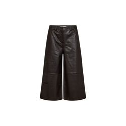 PD-Lanni Leather Culotte Pant, black coffee, Pieszak