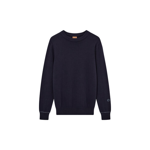 MMGBarella Crew Knit, navy, MOS MOSH Gallery