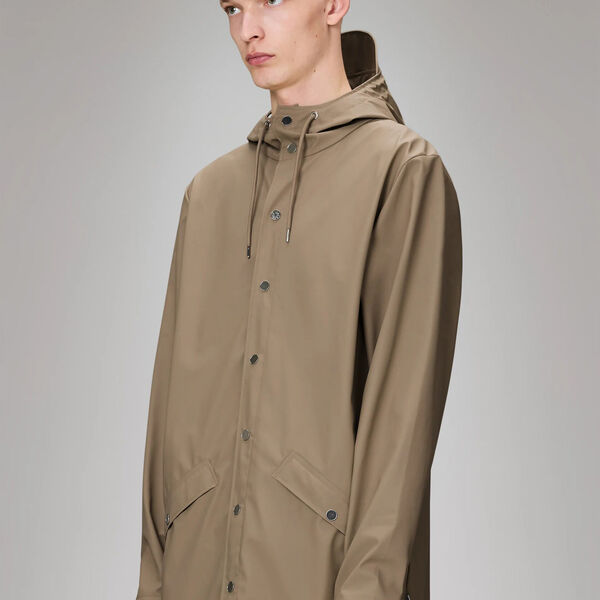 Long Jacket, beige, Rains