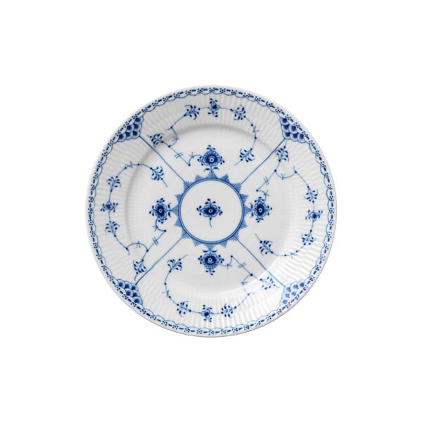 Musselmalet Halvblonde tallerken &Oslash; 22 cm, Royal Copenhagen