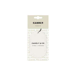 No. 3 Scented Car/Room Tag, Citrus/Cinnamon, Candly & Co