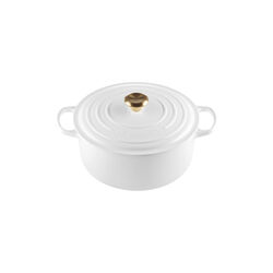 Signature rund st&oslash;bejernsgryde &Oslash; 28 cm, white, Le Creuset