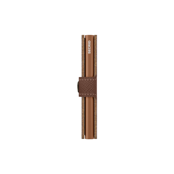 Miniwallet, saffiano caramel, Secrid