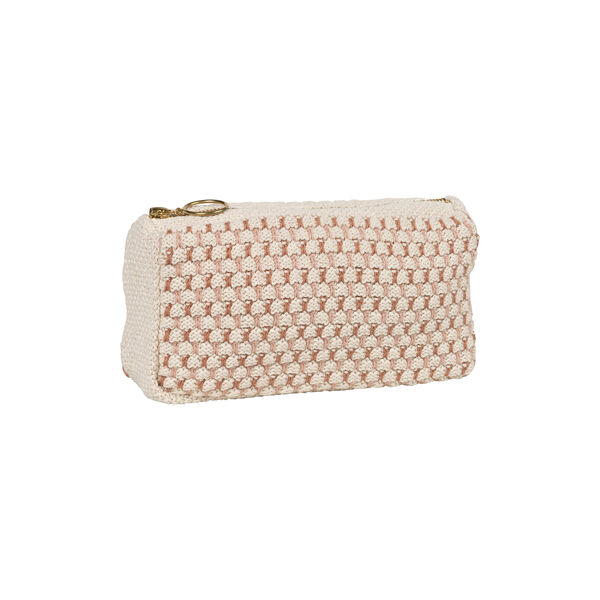 Strikket Clutch Multi, beige-rose-brown Strikket Clutch Multi, beige-rose-brown, By LOHN