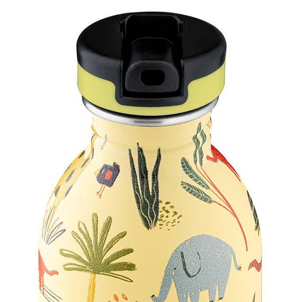 Urban Drikkeflaske med Sports L&aring;g og Stone Finish, jungle friends, 24Bottles
